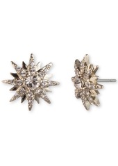 Givenchy Crystal Star Cluster Stud Earrings - Silver