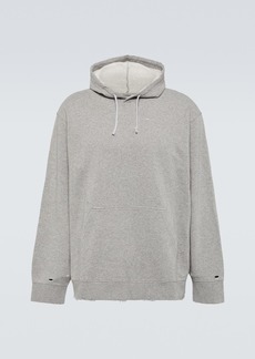 Givenchy Distressed cotton jersey hoodie