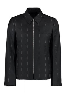 GIVENCHY EMBROIDERED WOOL JACKET