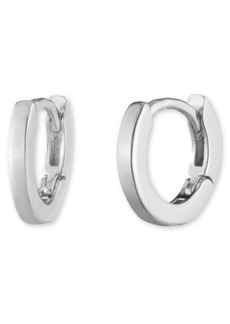 "Givenchy Extra-Small Huggie Hoop Earrings, 0.24"" - Silver"