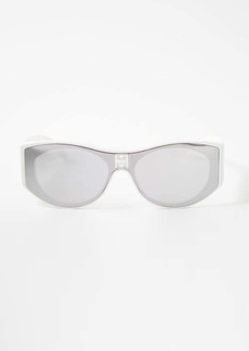 Givenchy Eyewear - 4g Rounded Acetate Sunglasses - Womens - White