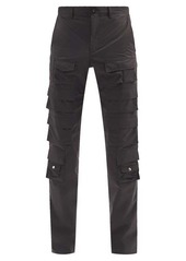 Givenchy Flap-pocket shell slim-leg cargo trousers