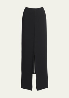 Givenchy Formal Asymmetric Wool Skirt