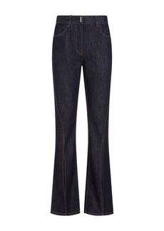 GIVENCHY  FRONT SPLIT BOOT CUT TROUSERS PANTS