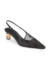 Givenchy G-Cube Pointed Toe Slingback Pump