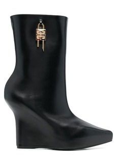 GIVENCHY G Lock leather boots
