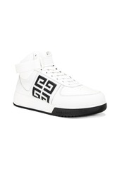 Givenchy G4 High Top Sneaker In White & Black