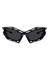 Givenchy Giv Cut Cage 70mm Geometric Sunglasses