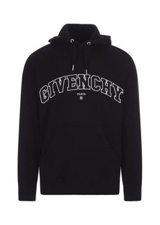 GIVENCHY GIVENCHY College Slim Fit Hoodie In Gauzed Cotton