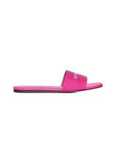 GIVENCHY GIVENCHY Flat Mules In Neon Canvas