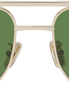Givenchy Gold & Green Speed Sunglasses