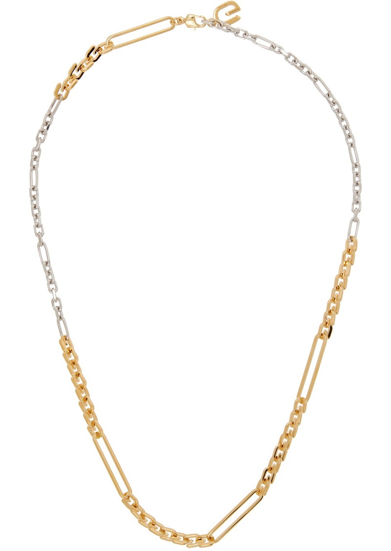 Givenchy Gold & Silver G Link Necklace