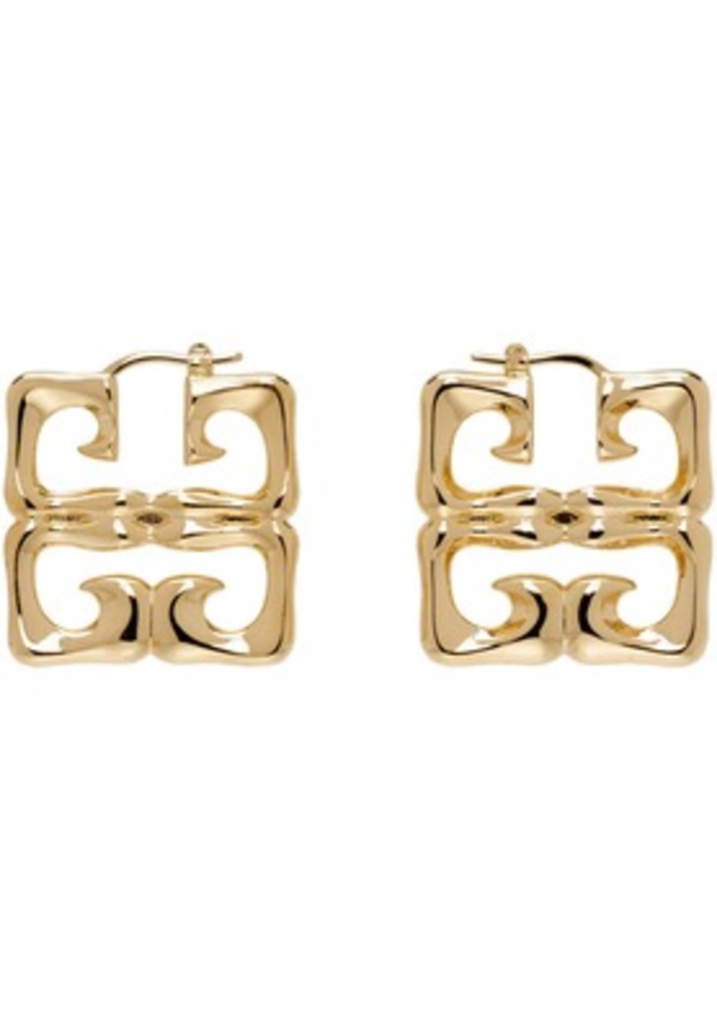 Givenchy Gold 4G Liquid Earrings