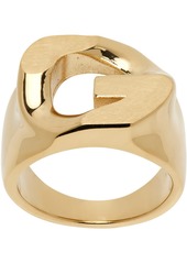 Givenchy Gold G Chain Ring