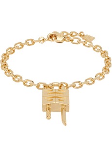 Givenchy Gold Mini Lock Bracelet