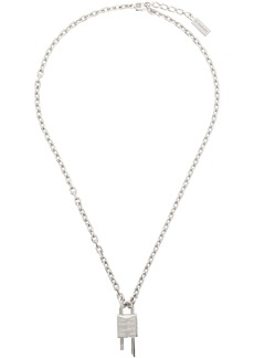 Givenchy Gold Mini Lock Necklace