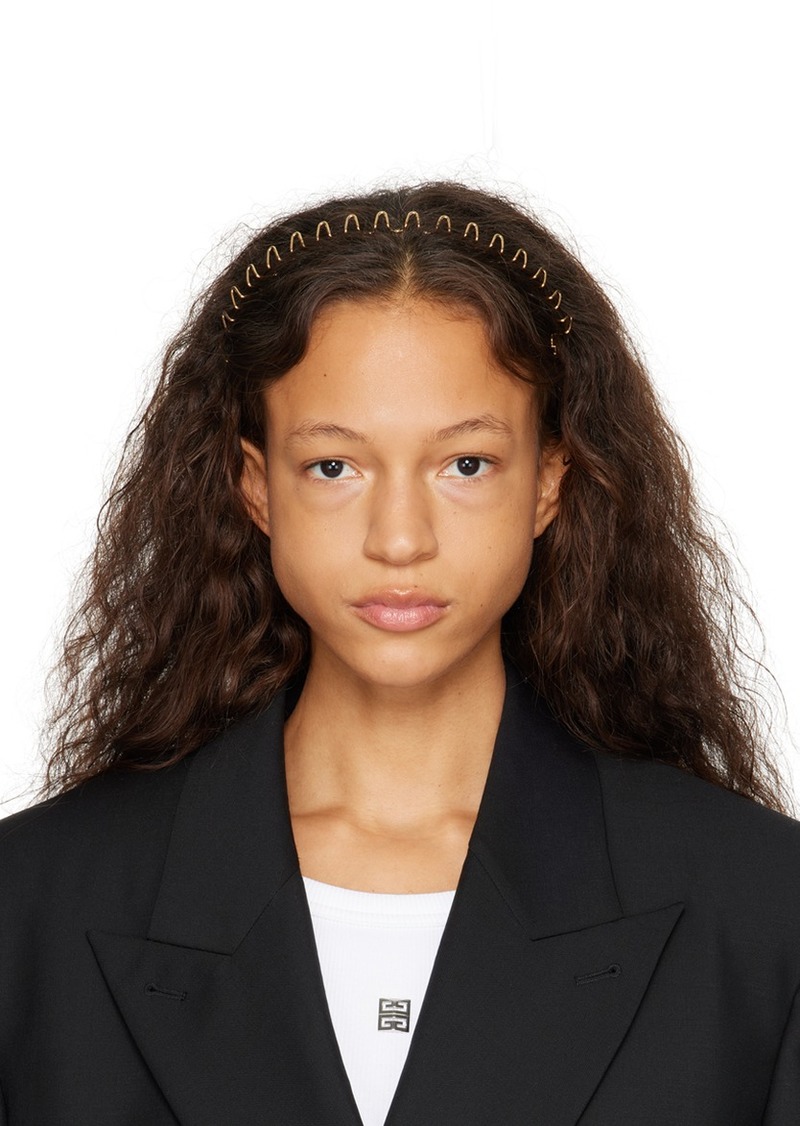 Givenchy Gold Show Headband