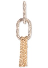 Givenchy Gold-Tone Crystal Pave Chain Statement Earrings - White