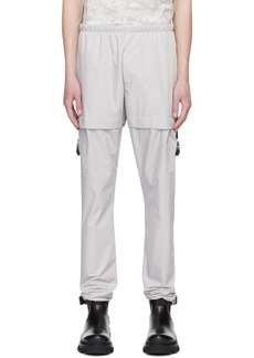 Givenchy Gray Buckle Cargo Pants