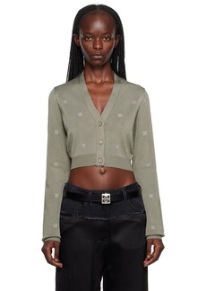 Givenchy Gray Button Cardigan