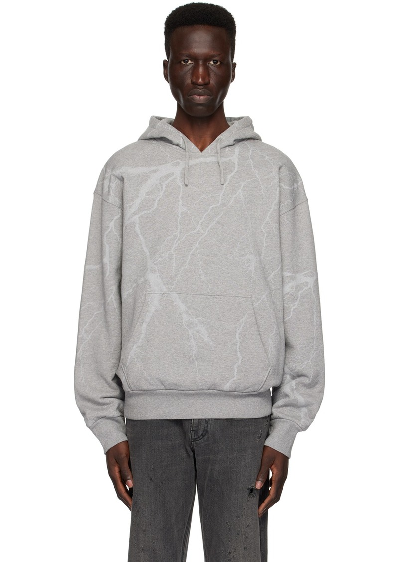 Givenchy Gray Graphic Hoodie