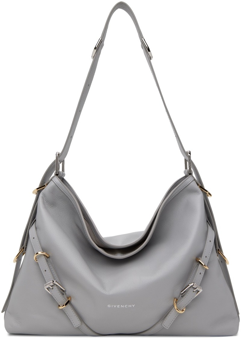 Givenchy Gray Medium Voyou Bag