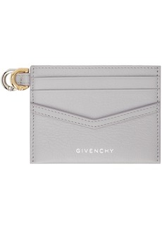 Givenchy Gray Voyou Card Holder