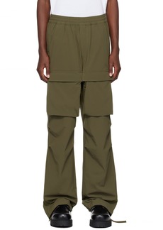 Givenchy Green Flap Pocket Cargo Pants