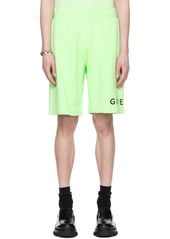 Givenchy Green Printed Shorts