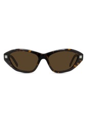 Givenchy GV Day 55mm Cat Eye Sunglasses
