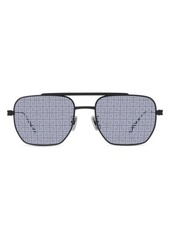 Givenchy GV Speed 51mm Mirrored Geometric Sunglasses