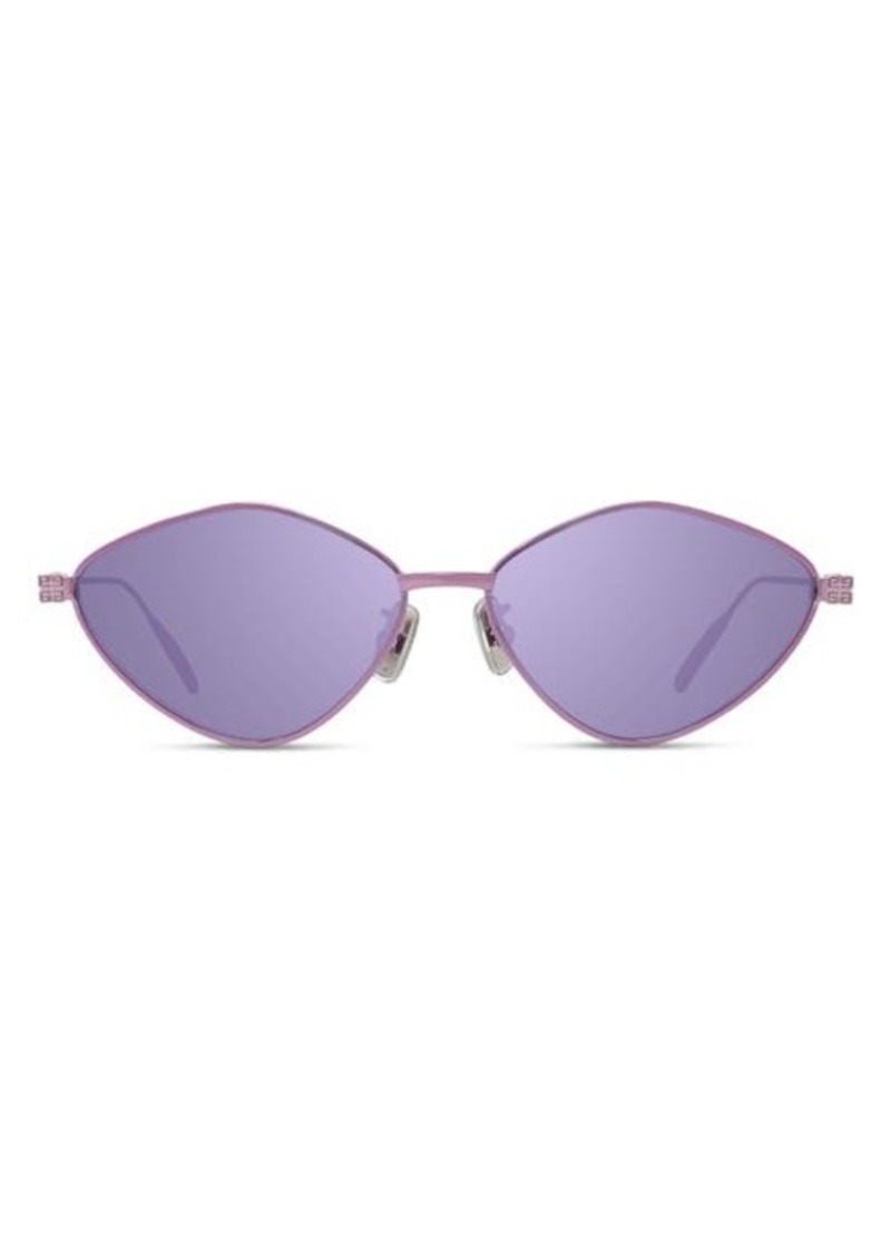 Givenchy GV Speed 57mm Geometric Sunglasses