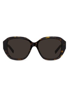 Givenchy GVDAY 55mm Round Sunglasses