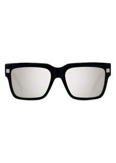 Givenchy GVDAY 55mm Square Sunglasses
