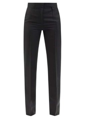Givenchy High-rise wool-blend straight-leg trousers