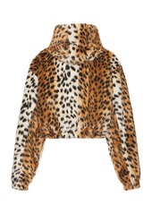 Givenchy Hooded Cropped Varsity Jacket