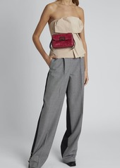 Givenchy Houndstooth Straight-Leg Trousers