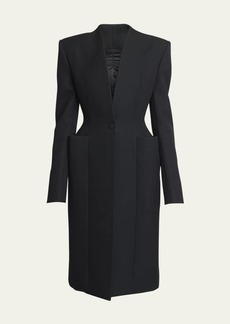 Givenchy Hourglass Wool Top Coat