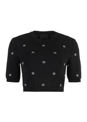 GIVENCHY JACQUARD KNIT TOP