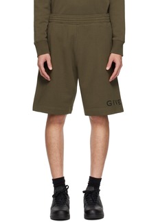 Givenchy Khaki 4G Shorts