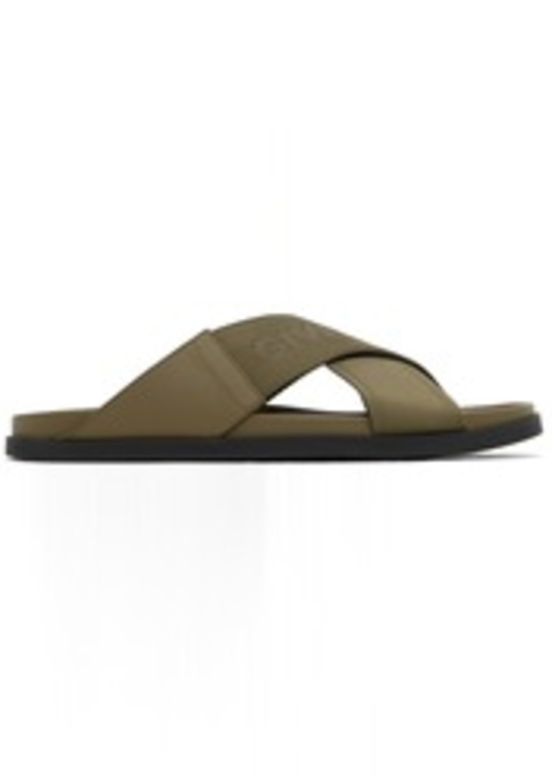 Givenchy Khaki G Plage Sandals