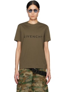 Givenchy Khaki Slim Fit T-Shirt