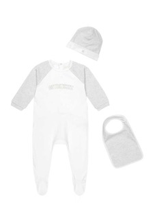 Givenchy Kids Baby cotton onesie, hat and bib set