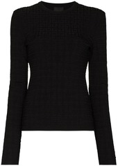 Givenchy 4G pattern crew neck jumper
