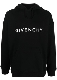 GIVENCHY Logo cotton hoodie