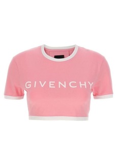 GIVENCHY Logo cropped T-shirt