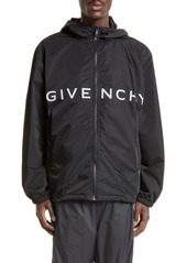 Givenchy Logo Hooded Windbreaker