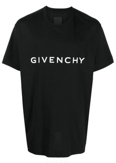 GIVENCHY Logo oversized cotton shirt