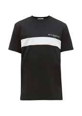 Givenchy Logo-print striped cotton T-shirt