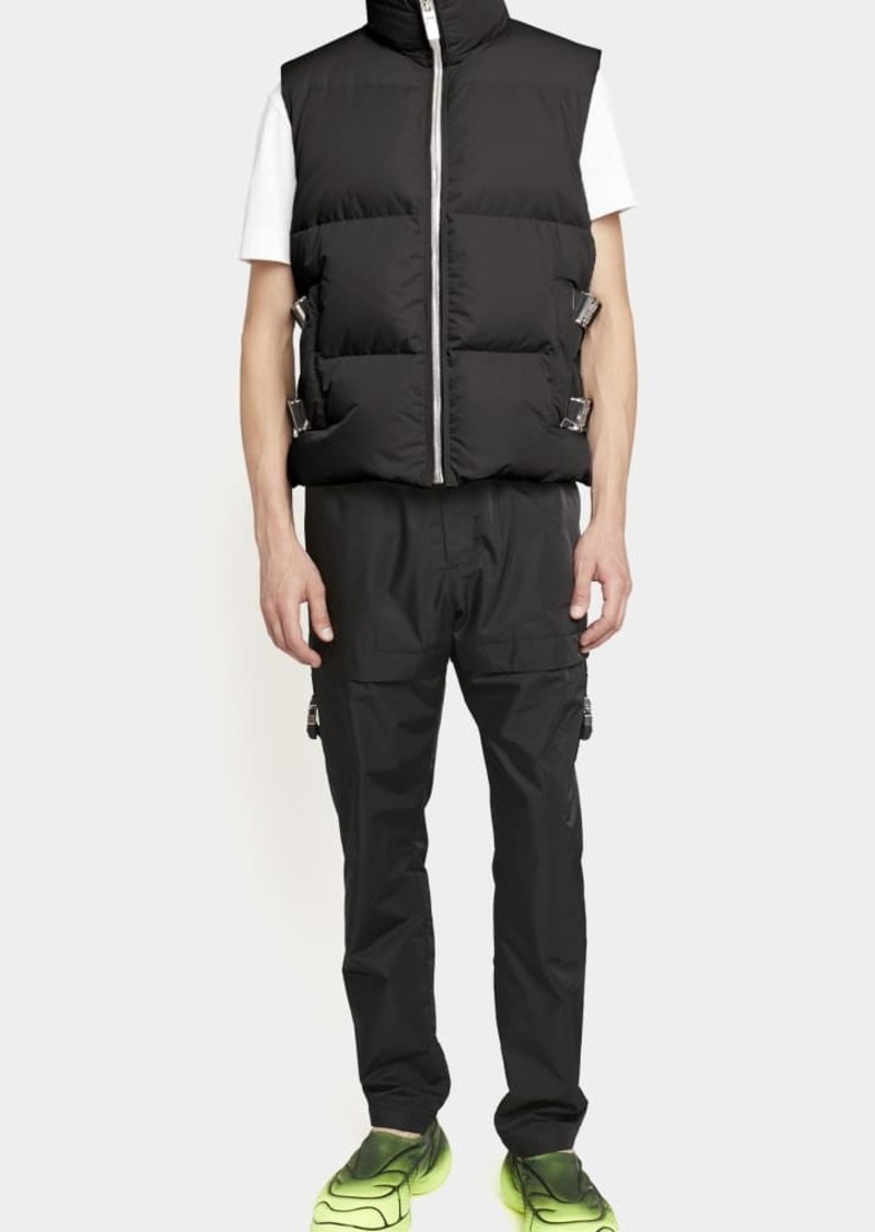 Givenchy Men's 4G Buckle Puffer Vest